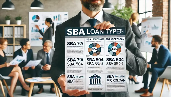 SBA loan for startups - Types of SBA Loans