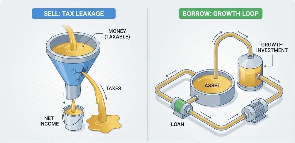Buy Borrow Die Bitcoin Strategy: How to Live Off Assets Without Selling